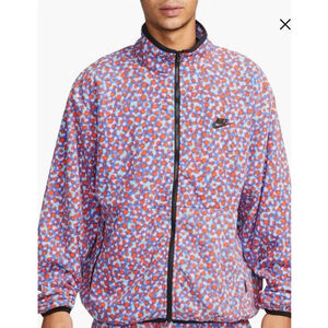 Nike Club Fleece Jacket Men’s MED Pockets Full Zip Oversized Fit Athletic $120